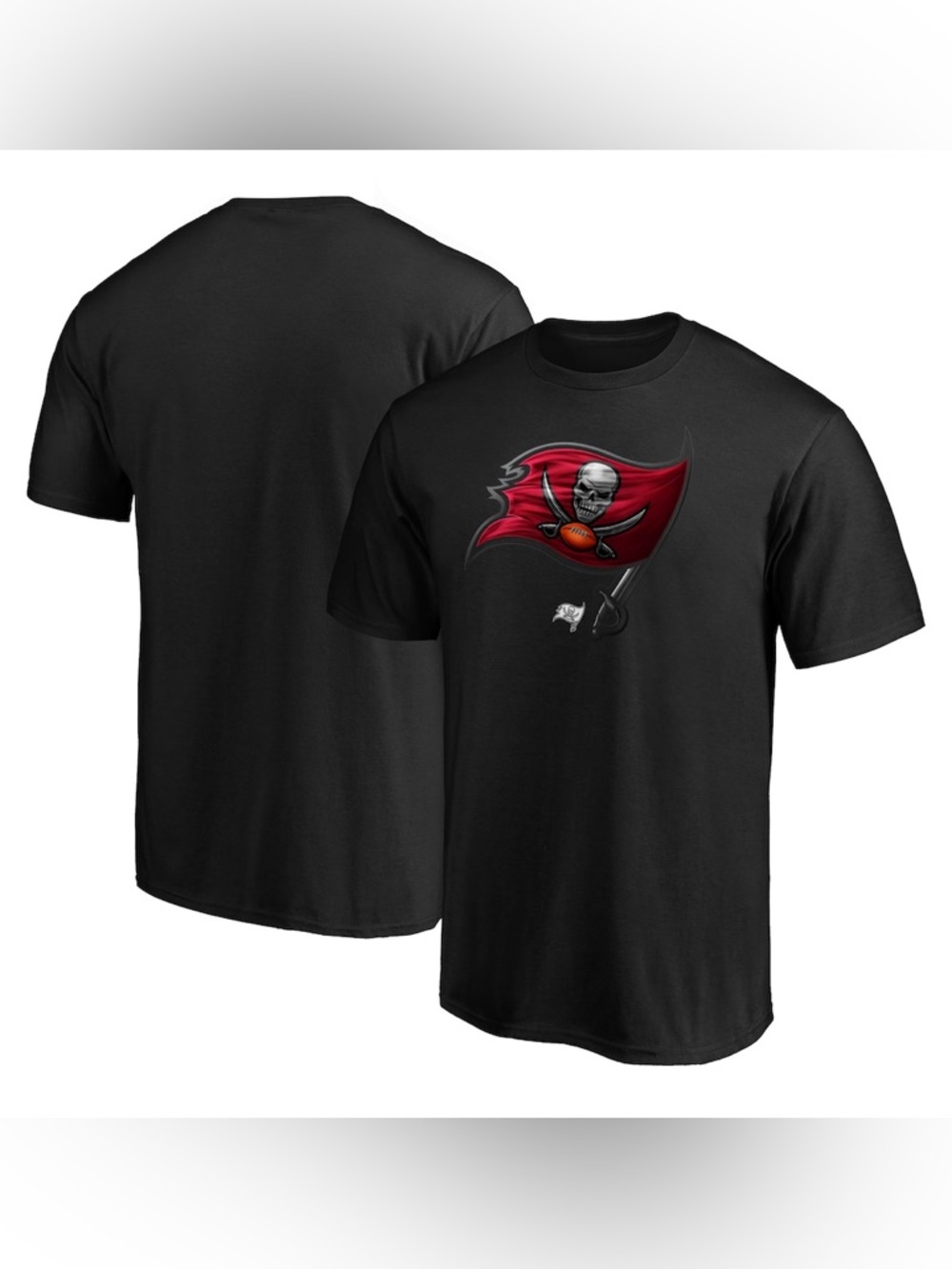 NWT Tampa Bay Buccaneers Fanatics Midnight Mascot Team Logo T-Shirt~2XL~$35